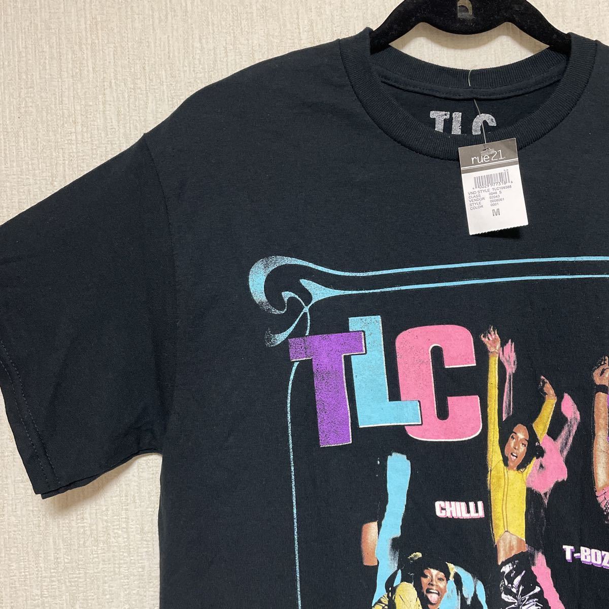 即決☆TLC Tシャツ rue21 ブラック M 希少 レア デザイン タグ付き 新品