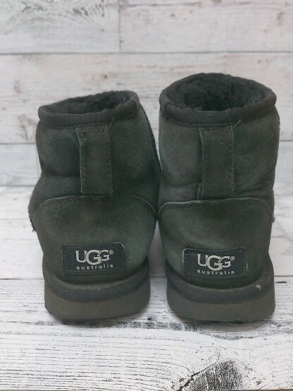 # UGG UGG mouton boots CLASSIC MINI Classic Mini Short boa suede color .. equipped 22. black lady's 1304000000435