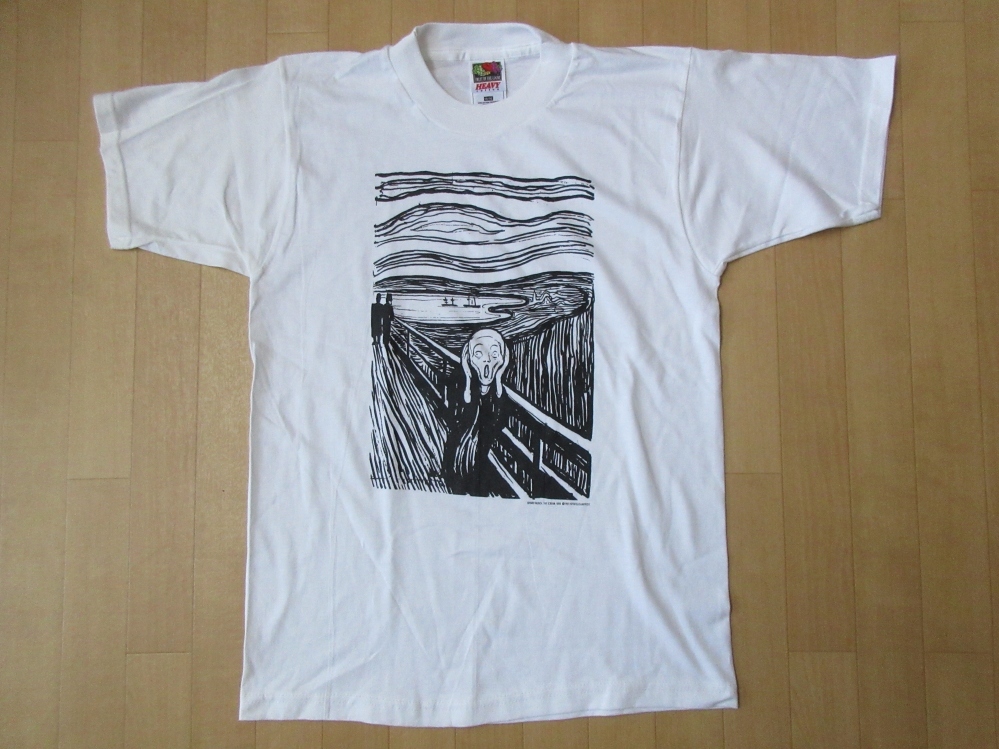 90's USA製 エドヴァルド ムンク FOTOFOLIO The Scream ムンクの叫び T