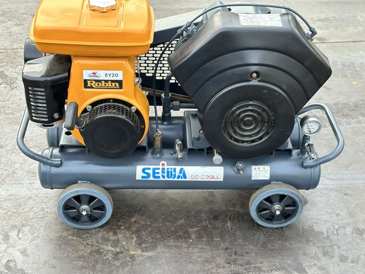 エンジンコンプレッサー SEIWA ロビン エンジン EY20D - 工具 エンジンコンプレッサー SEIWA ロビン エンジン EY20D - 工具