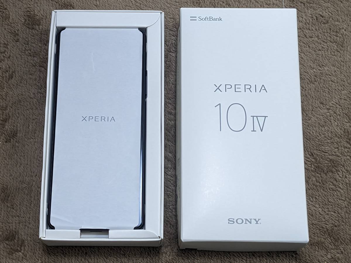 ☆ほぼ新品!Softbank Xperia 10 IV ブラック SIMフリー