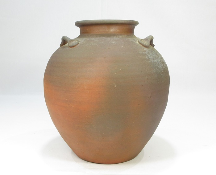 F2279】備前焼 柴岡一海 窯変 壺 三耳壺 共箱 共布 栞付き 師 F2279】備前焼 柴岡一海 窯変 壺 三耳壺 共箱 共布 栞付き 師