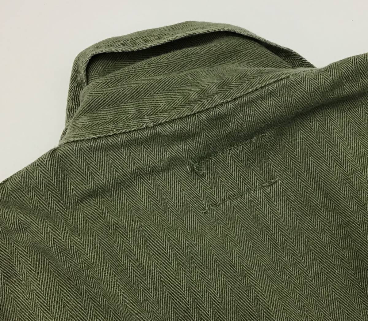BLUE BELL SANFORIZED つなぎ ヘリンボーン prenticeジッパー カーキ系