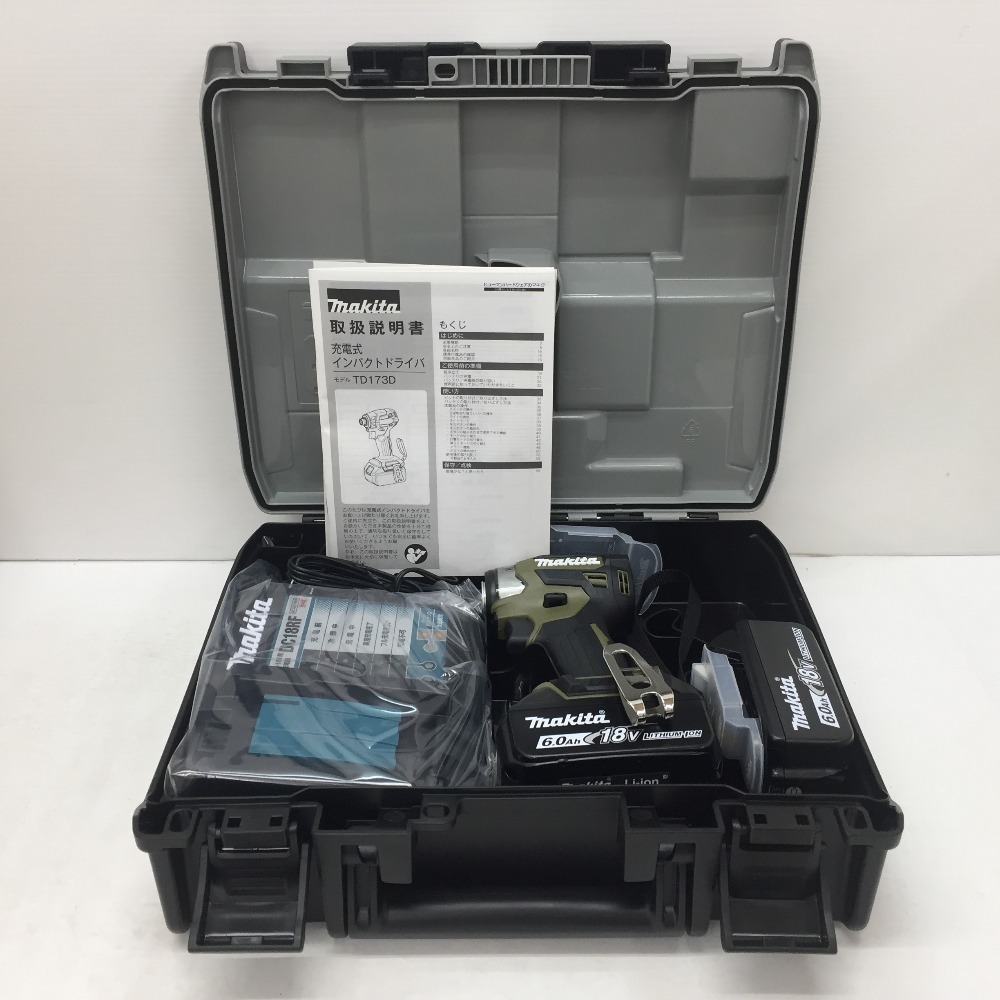 makita マキタ 18V 6.0Ah 充電式インパクトドライバ オリーブ makita マキタ 18V 6.0Ah 充電式インパクトドライバ オリーブ