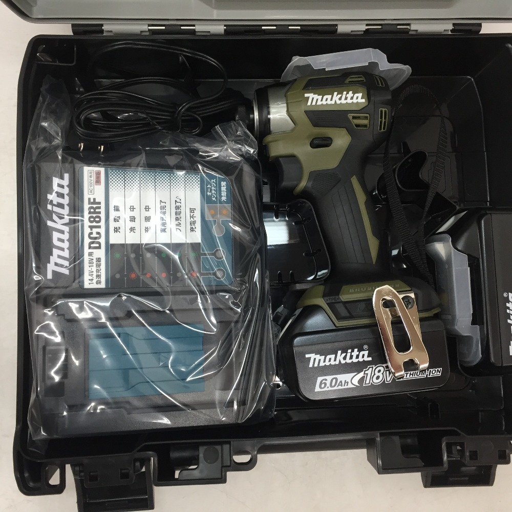 makita マキタ 18V 6.0Ah 充電式インパクトドライバ オリーブ makita マキタ 18V 6.0Ah 充電式インパクトドライバ オリーブ