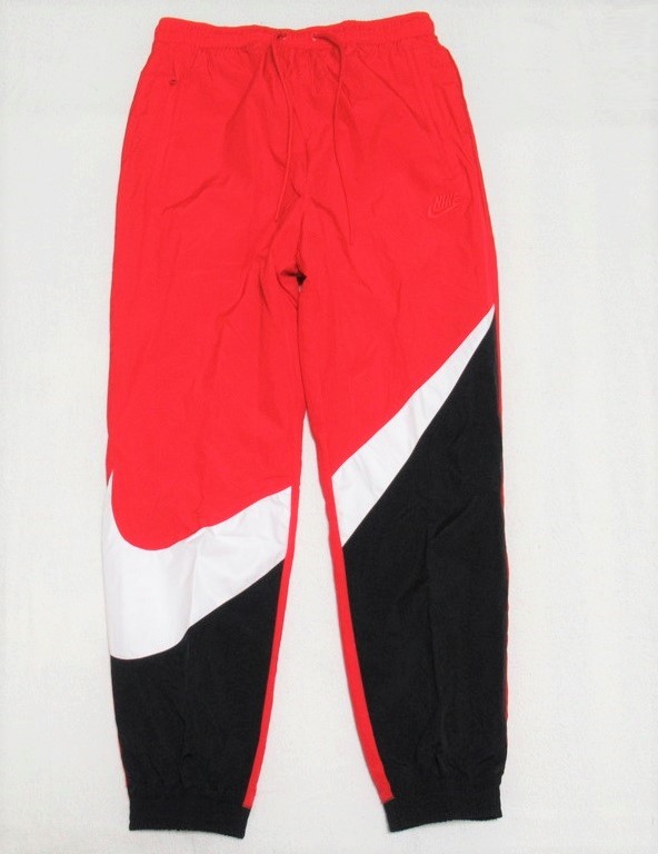 NIKE スウッシュ ウーブン ジャケット パンツ セットアップ 赤 NIKE スウッシュ ウーブン ジャケット パンツ セットアップ 赤