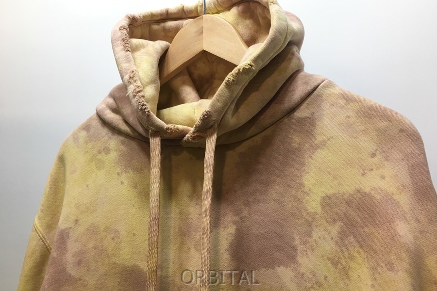 経堂) doublet ダブレット 22SS WASTE VEGETABLE DYED HOODIE タイダイ パーカー フーディ_画像3