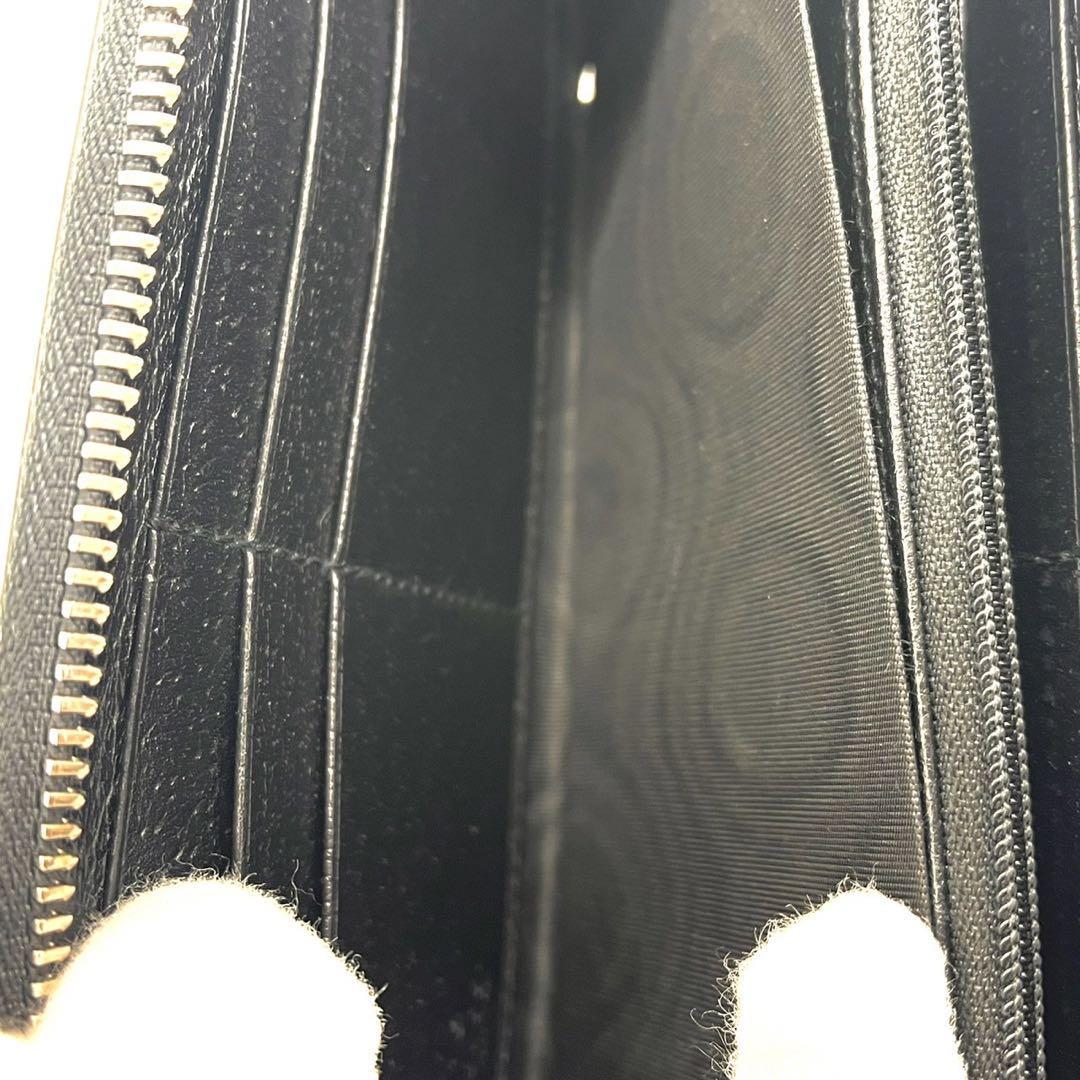 極美品 GUCCI グッチ 長財布 グッチオフザグリッド ラウンドファスナー