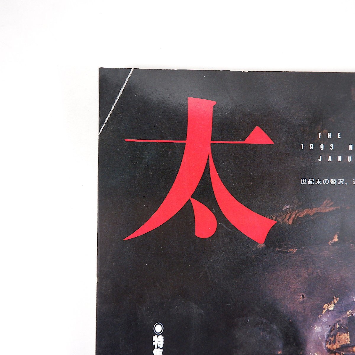 太陽 1993年1月号「仏像伝説」田中日佐夫 中沢新一 荒木経惟 鷲田清一 えのきどいちろう 佐渡ヶ島 丹波 琵琶湖北 江戸五色不動・六地蔵_画像2