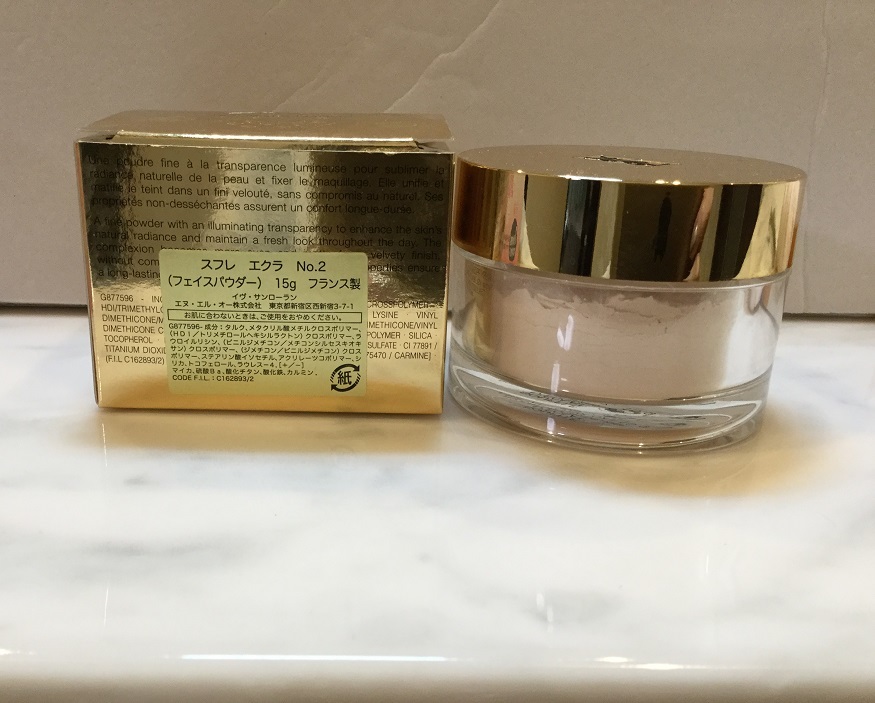YSL スフレエクラ No 2 フェイスパウダー 国内正規品 化粧箱入り YSL スフレエクラ No 2 フェイスパウダー 国内正規品 化粧箱入り