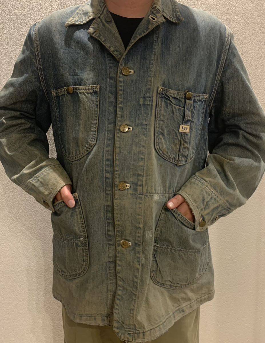 50年代 50s Lee 91-J リー カバーオール デニム インディゴ ビンテージ