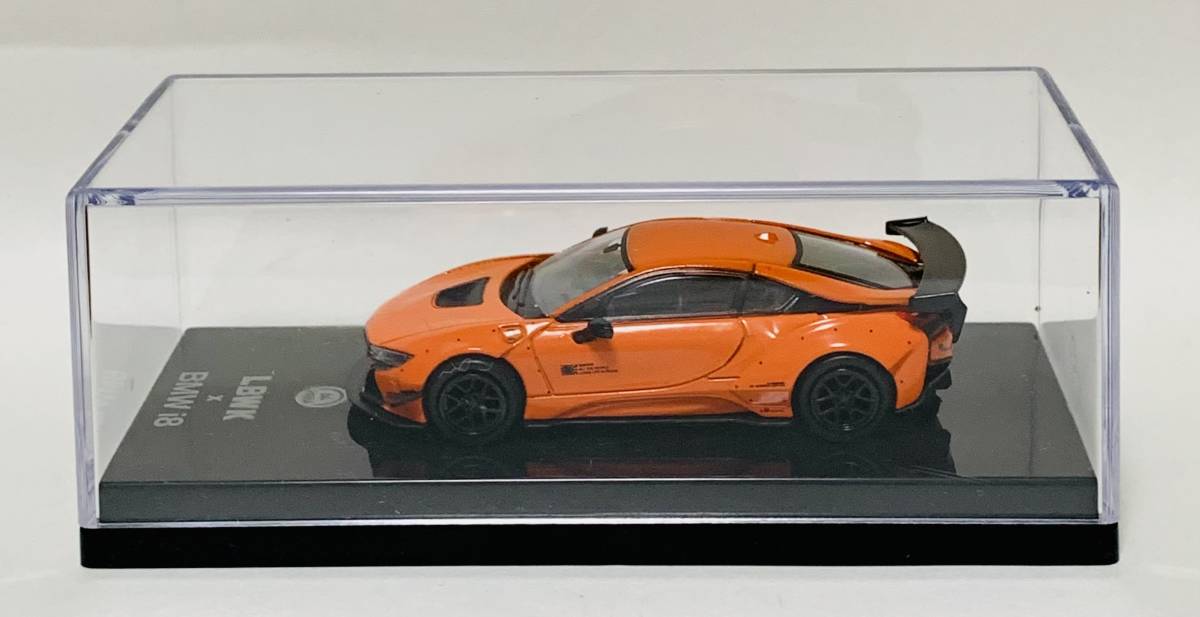 パラゴン 製 1/64 リバティーウォーク BMW i8 LHD / オレンジ_画像5