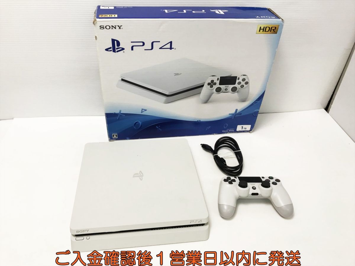 1円】PS4 本体 セット CUH-2200B ホワイト 1TB ゲーム機本体 SONY