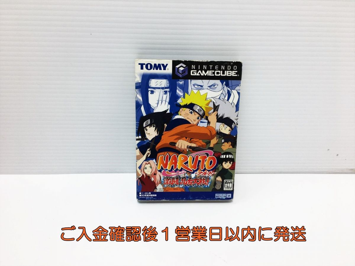 【1円】GC NARUTO -ナルト- 激闘 忍者大戦 ! ゲームソフト ゲームキューブ 1A0320-049rm/G1_画像1