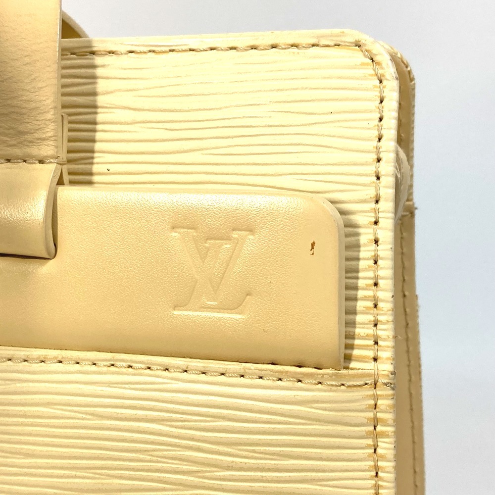 LOUIS VUITTON ルイヴィトン M5249A エピ クロワゼットPM カバン トートバッグ 肩掛け ショルダーバッグ ヴァニーユ イエロー【中古】_画像4