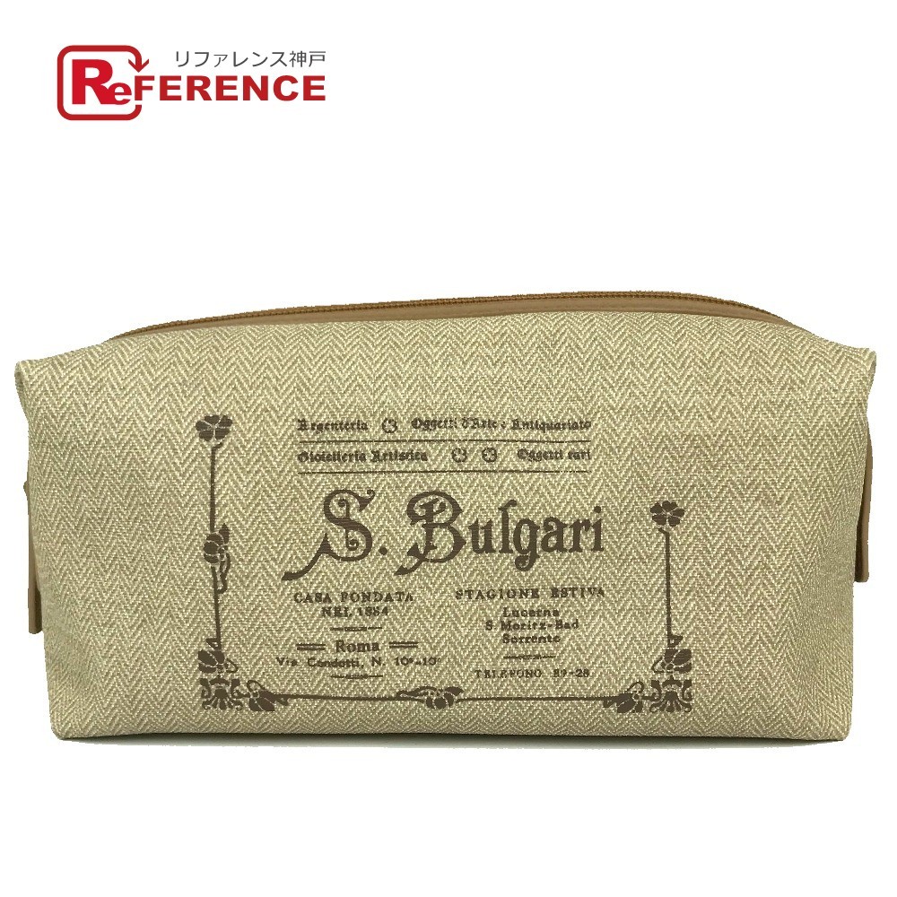 【T-ポイント5倍】 セカンドバッグ ブルガリ BVLGARI メイクポーチ レディース【中古】 ベージュ PVC/レザー ポーチ 小物入れ コレツィオーネ 化粧ポーチ ポーチ 【T-ポイント5倍】 セカンドバッグ ブルガリ BVLGARI メイクポーチ レディース【中古】 ベージュ PVC/レザー ポーチ 小物入れ コレツィオーネ 化粧ポーチ ポーチ
