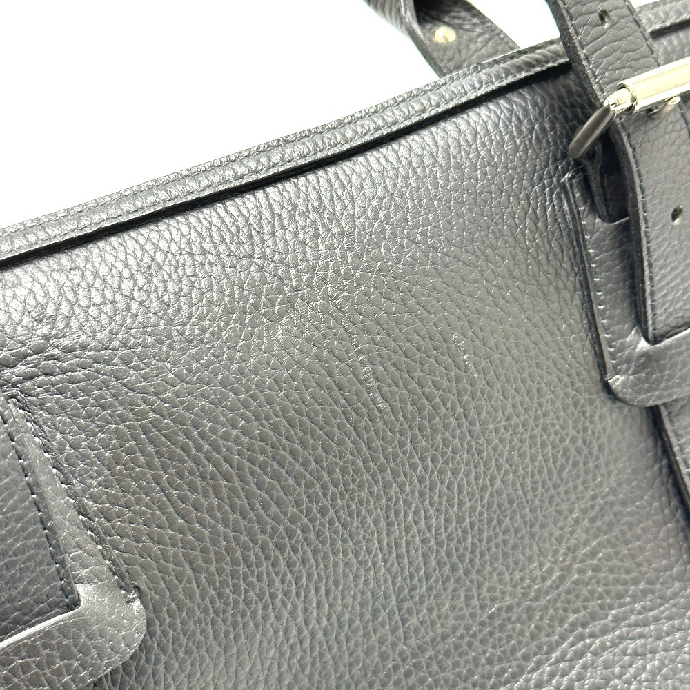 BURBERRY Burberry плечо ../ Logo ручная сумочка портфель сумка "Boston bag" кожа черный унисекс [ б/у ]