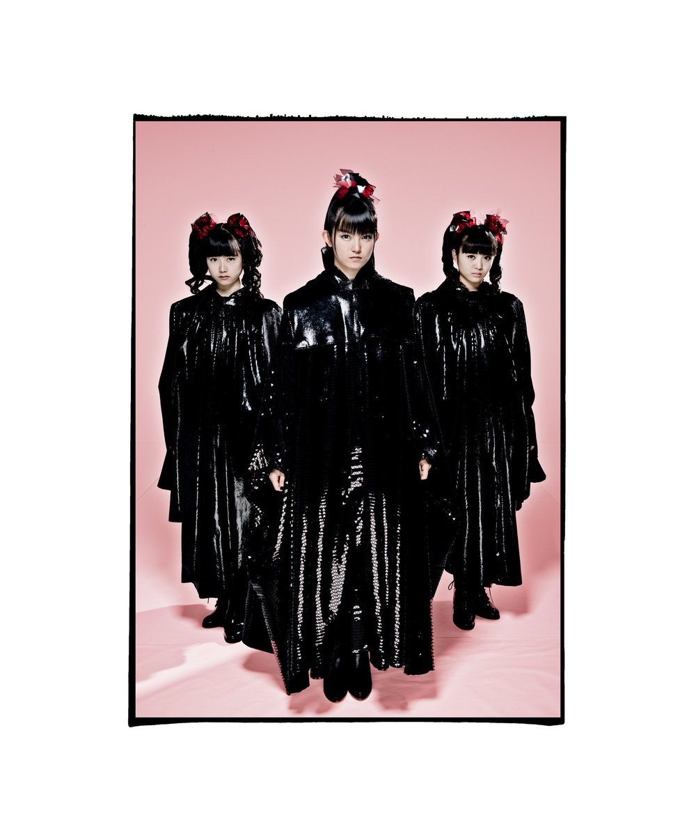  worldwide limitation 50 sheets BABYMETAL john McMURTRIE poster 2 pieces set serial number attaching 