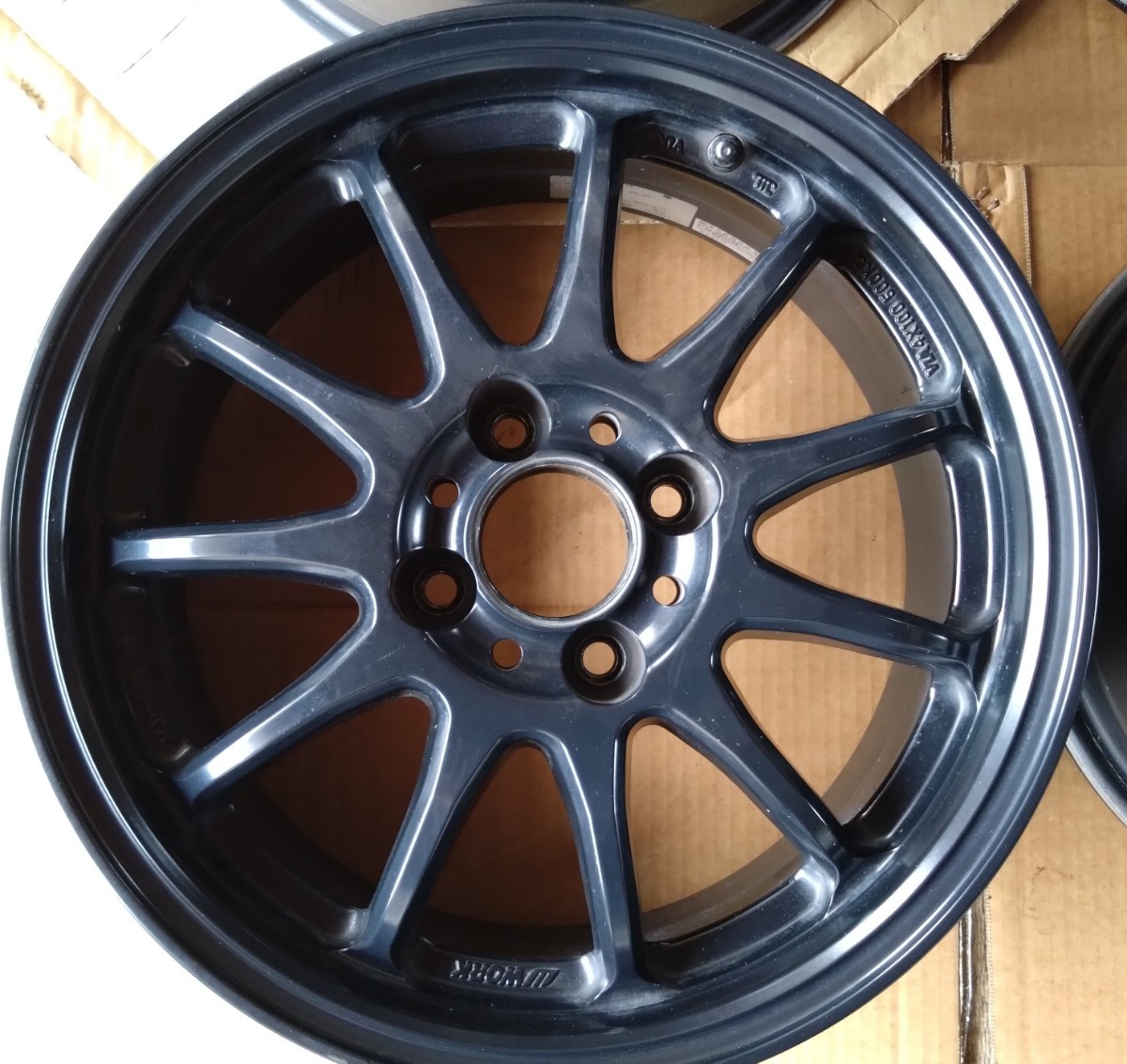 ワーク エモーション11R 15インチ 15×6J 44 ホイールのみ4本セット