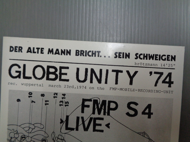 GLOBE UNITY ORCHESTRA '74/DER ALTE MANN BRICHT... SEIN SCHWEIGEN★シングル_画像3