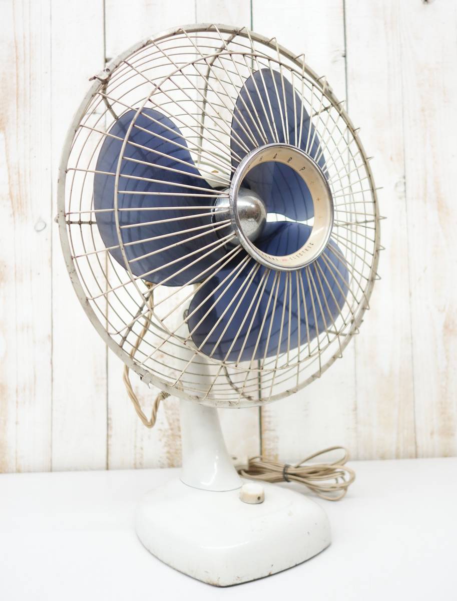 アンティーク　レトロ　当時物 ＊SHARP シャープ 　HAYAKAWA ELECTRIC CO.LTD 早川電機工業＊DESK FAN デスクファン＊MODEL PD-227 _画像1