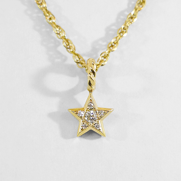 本物保証! DIAMOND SJX STAR レディース メンズ ゴールドジュエリー 星