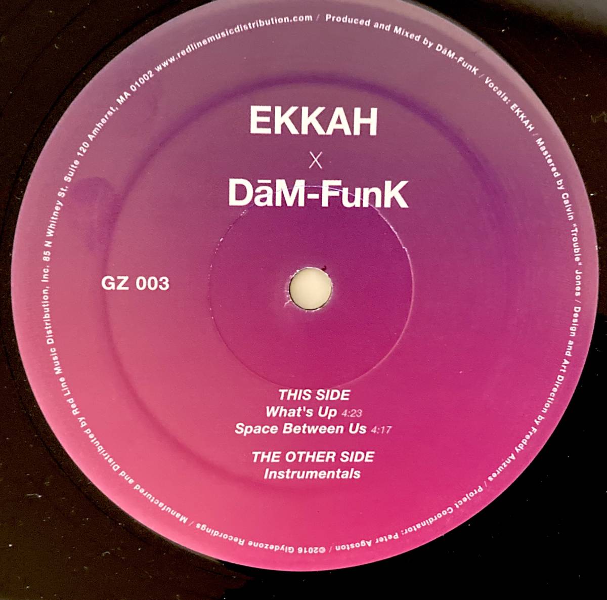 12★DaM-FunK x EKKAH『What's Up / Space Between Us』★Funk, Hip-Hop, Disco, 80s★_画像1