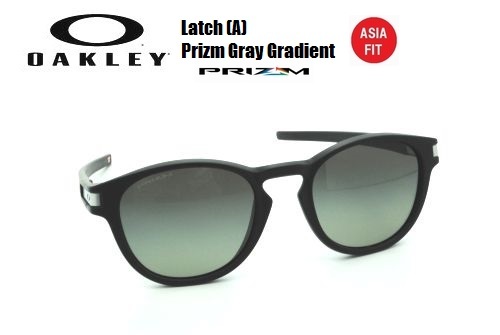 激安人気新品 Asia Bridge Low 【LATCH(A) オークリー（OAKLEY）サングラス Fit】 OO9349-4353 Gradient Grey Prizm セル、プラスチックフレーム