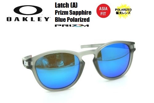 オークリー（OAKLEY）サングラス 【LATCH(A) Low Bridge Asia Fit】 Prizm Sapphire Polarized 偏光レンズ OO9349-4253_画像1