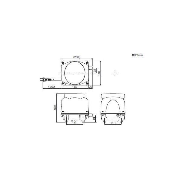 フジクリーン工業(マルカ)エアーポンプ EcoMac120 　送料無料 但、一部地域除 代引/同梱不可_画像3