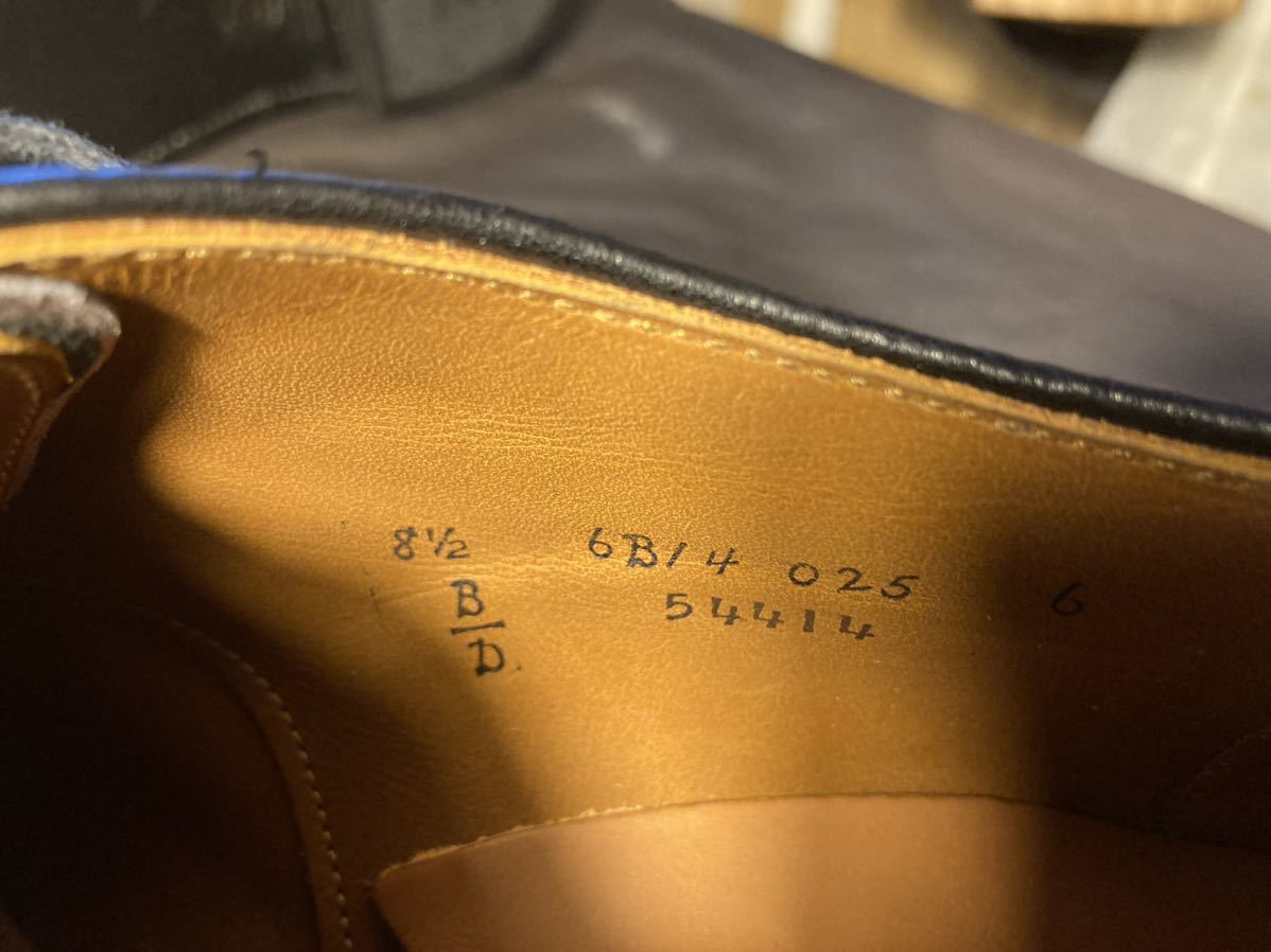 オールデン Alden 新品未使用 96年デッドストック 黒スコッチグレイン