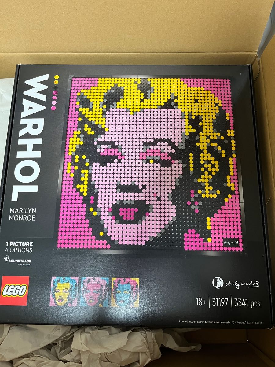 新品　レゴ(LEGO) レゴアート アンディ・ウォーホル:マリリン・モンロー 31197