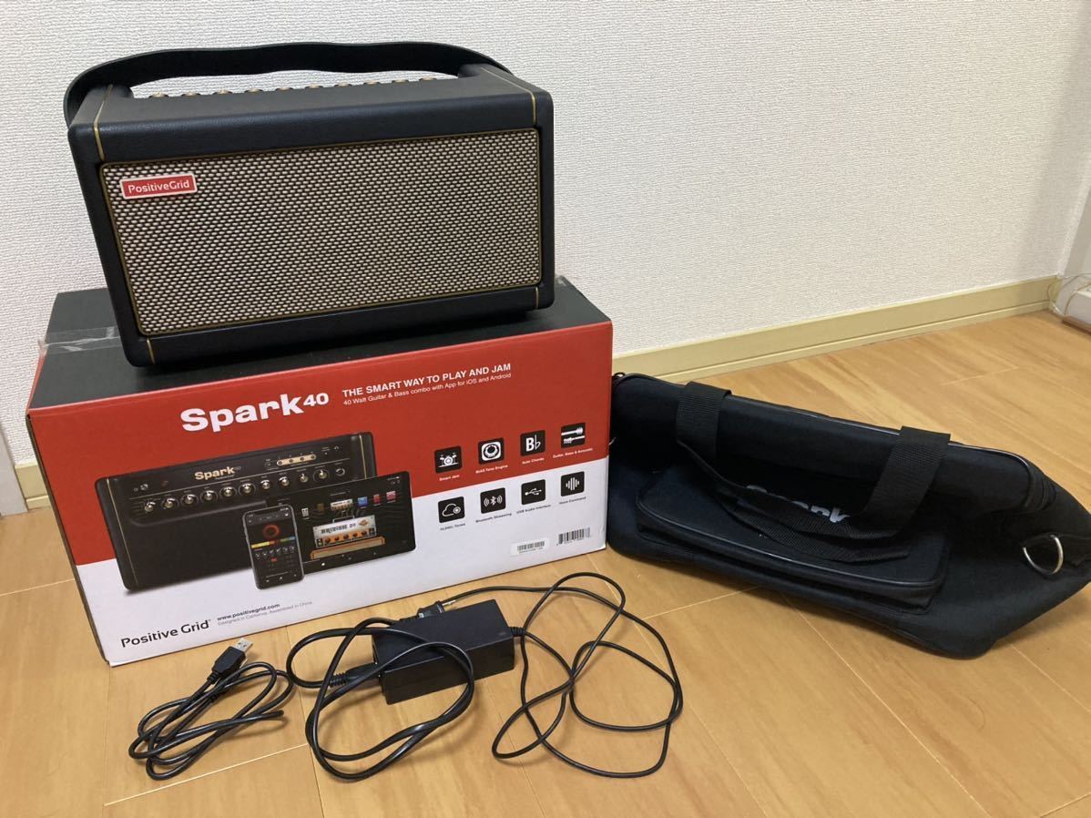 Positive Grid Spark 40【ほぼ未使用の美品】ギターアンプ ポジティブ