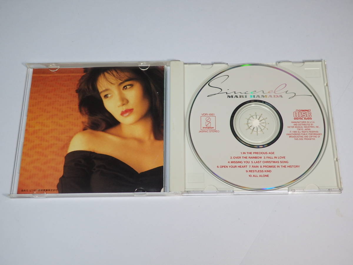 【中古CD】■浜田麻里 Sincerely■mari HAMADA■