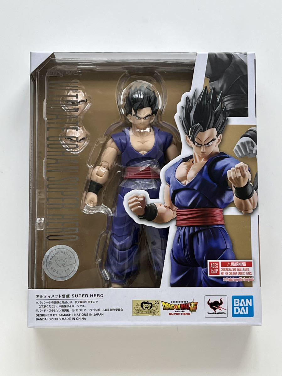 【新品未開封】S.H.フィギュアーツ アルティメット悟飯 ドラゴンボール超 スーパーヒーロー S.H.Figuarts_画像2