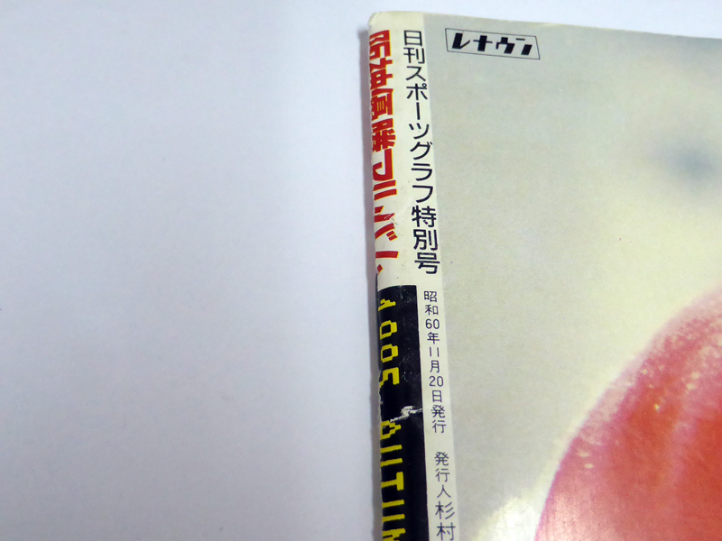 日刊スポーツグラフ 阪神タイガース1985年 21年ぶり優勝 バンザイ タイガース USEDです_画像3
