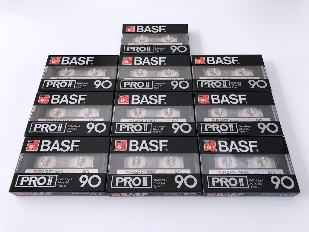 2023爆買い ヤフオク! - BASF PROⅡ 90 ハイポジ カセットテープ 未