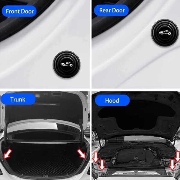 TOYOTA car door cushion door sticker door guard 4 piece *2 set #006