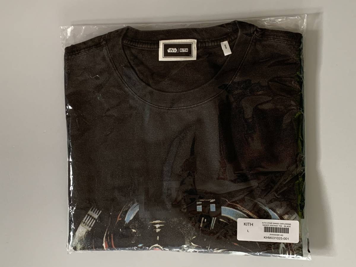 STAR WARS x Kith Exploding Darth Vader Vintage Tee|Yahoo STAR WARS x Kith Exploding Darth Vader Vintage Tee|Yahoo