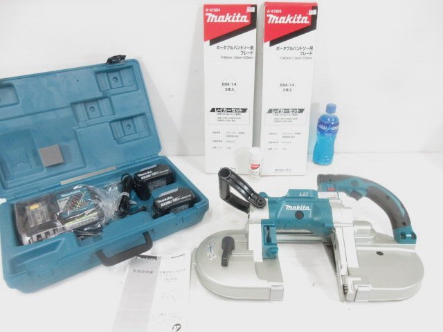 D420■マキタ / 18V 3.0Ah 充電式 ポータブル バンドソー PB180DRGX / makita コードレス / 未使用_画像1