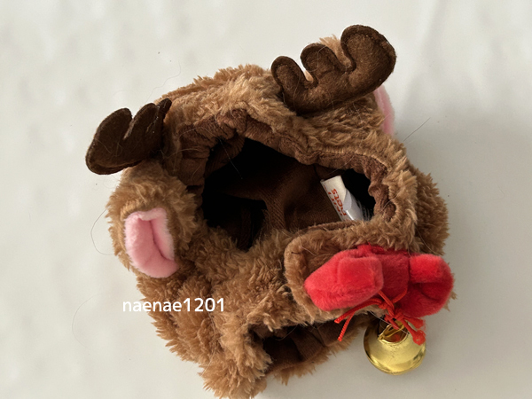 トナカイ帽子 CREATIVE YOKO なりきりペッツ コスプレ 犬 ペット用コスプレ 数回使用の美品 クリスマス_画像5