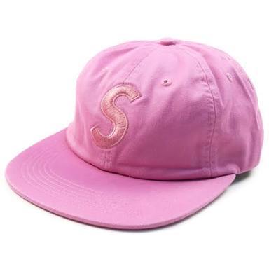 新品 未使用 正規品 ◆ Supreme Tonal S Logo 6 Panel Cap Pink/ピンク 17AW タグ付 キャップ 帽子 ◆_画像1