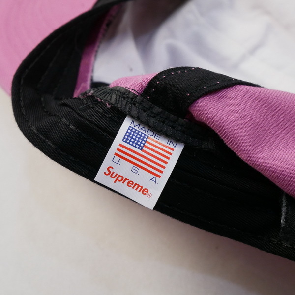 新品 未使用 正規品 ◆ Supreme Tonal S Logo 6 Panel Cap Pink/ピンク 17AW タグ付 キャップ 帽子 ◆_画像6