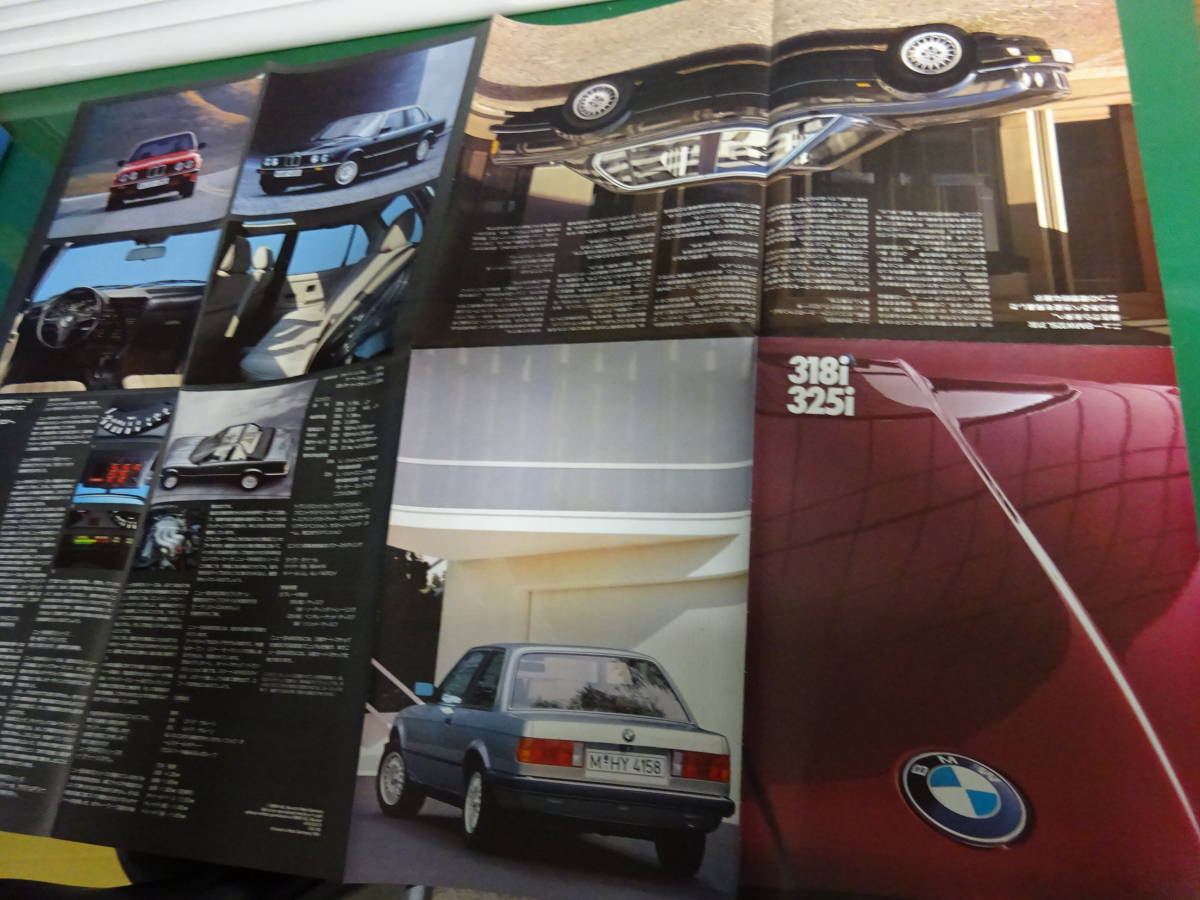 厚紙梱包■1984 BMW 318i 325i カタログ■日本語版_画像4