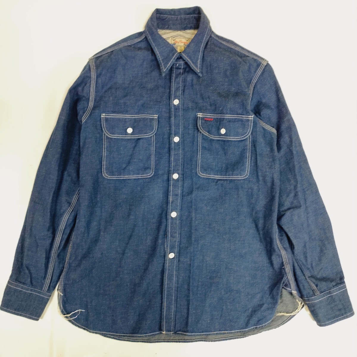 ヤフオク! - Dry Bones デニムシャツ ワークシャツ シャンブレ...