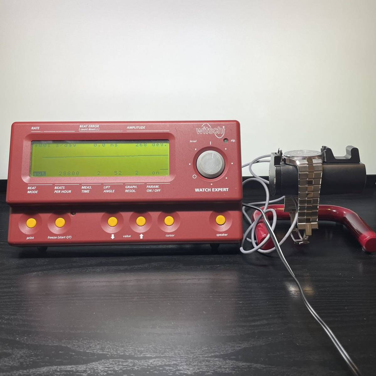 WITSCHI ウィッチ スイス ウォッチエキスパート 歩度測定器 機械 WITSCHI ウィッチ スイス ウォッチエキスパート 歩度測定器 機械