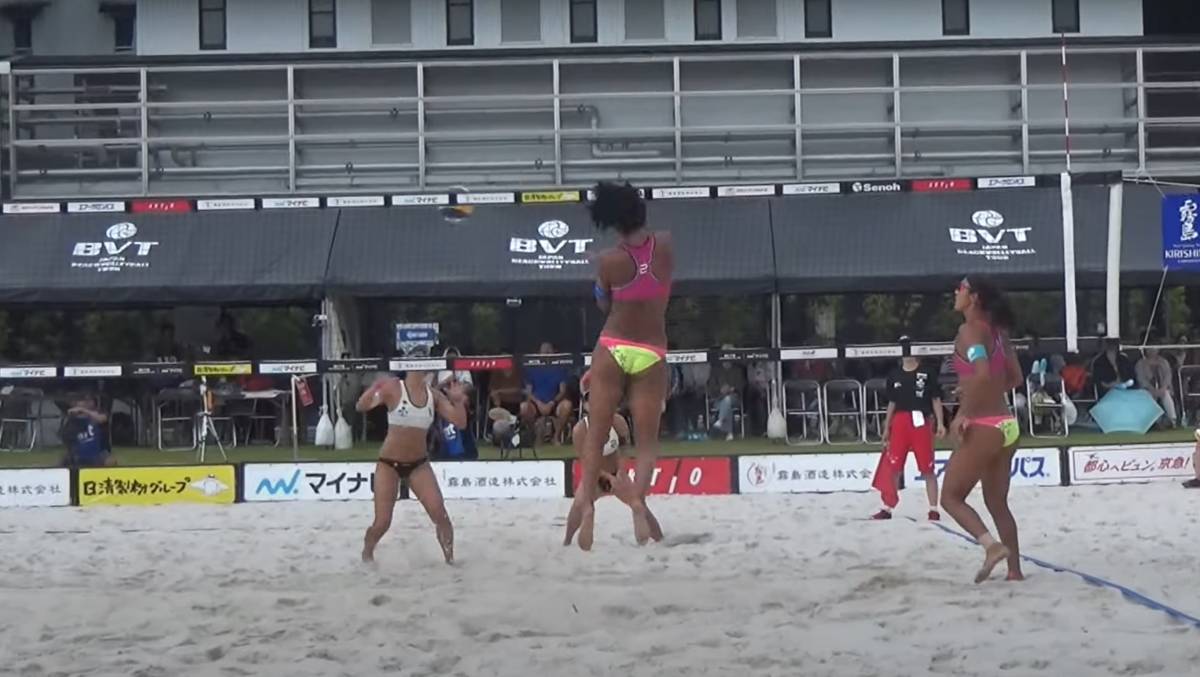 JBV official 2019 year beach volleyball minor bi Tour no. 6 war capital castle convention woman decision . war [ Suzuki ( thousand )* slope .(.)vs Hasegawa * two see ]( official large je -stroke image BD compilation )