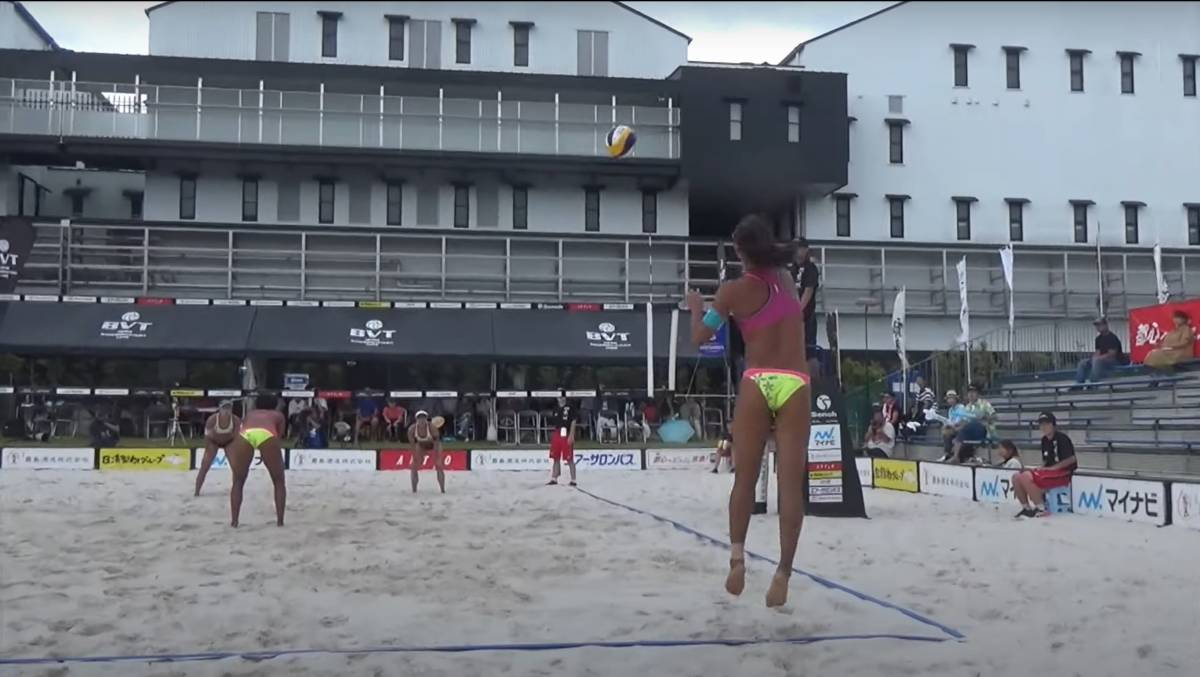 JBV official 2019 year beach volleyball minor bi Tour no. 6 war capital castle convention woman decision . war [ Suzuki ( thousand )* slope .(.)vs Hasegawa * two see ]( official large je -stroke image BD compilation )