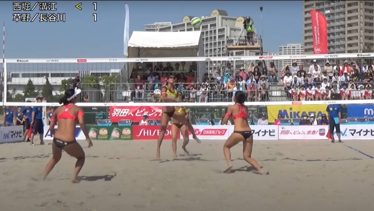 JBV official 2016 fiscal year beach volleyball Japan Tour no. 1 war Tokyo convention woman decision . war [..* Hasegawa vs groove .* west .]( official large je -stroke image BD compilation )