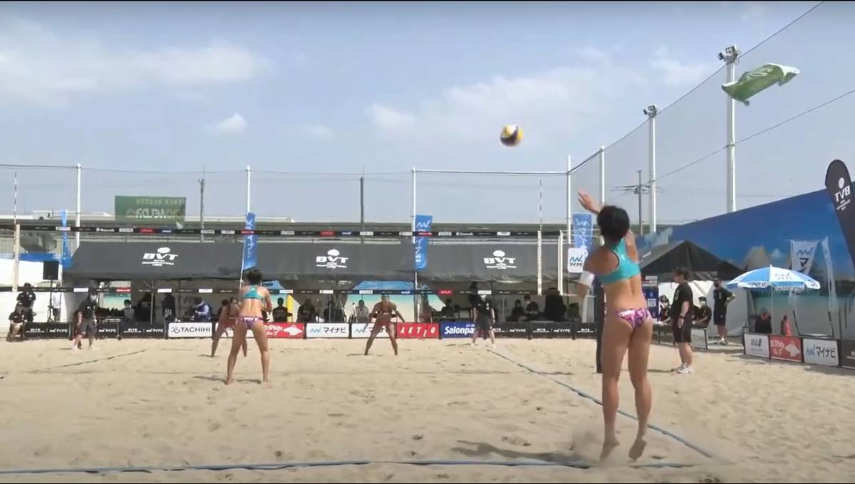 JBV official 2021 fiscal year beach volleyball minor bi Tour no. 1 war Tachikawa .. convention woman decision . war [ Hasegawa * two see vs..* Hashimoto ]( official image BD complete compilation )